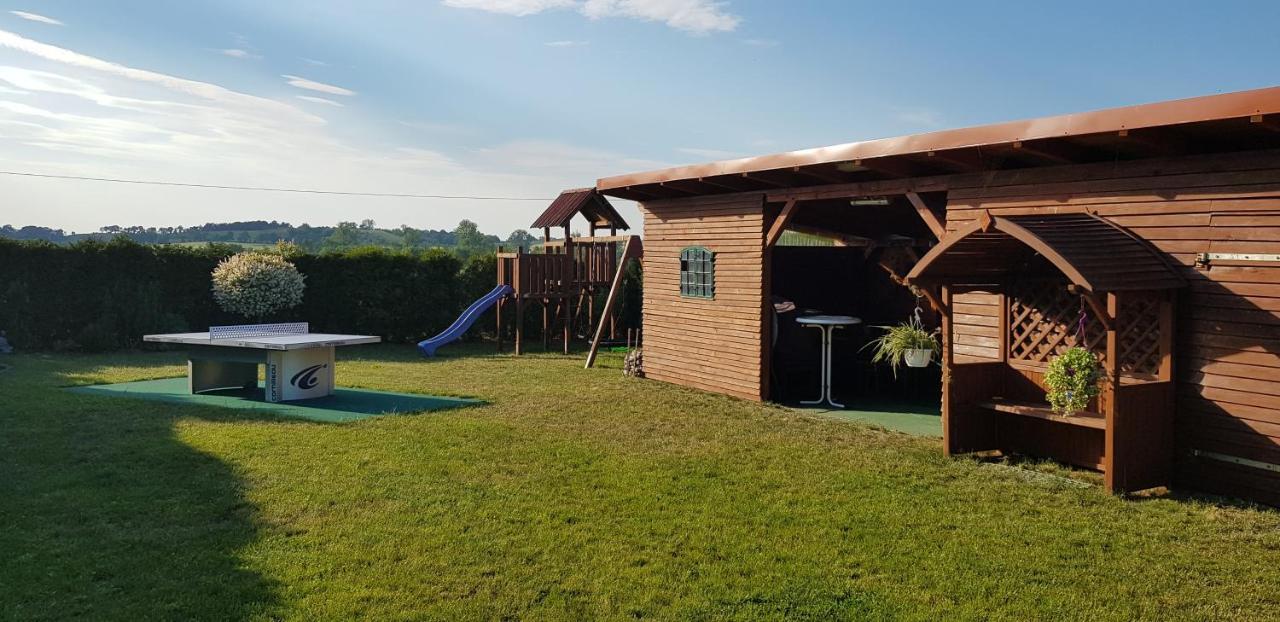 Pension Zum Wiesengrund Frauenhagen Exterior foto